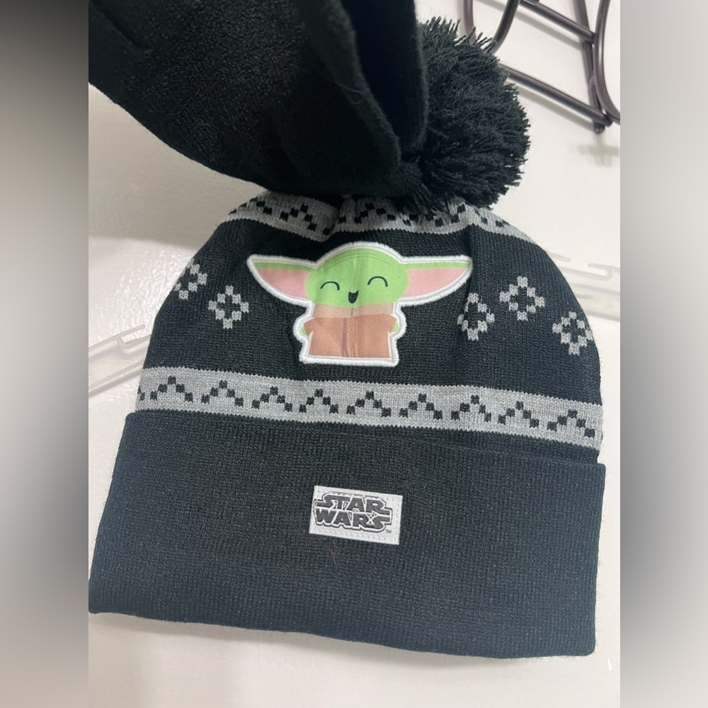 Star Wars Baby Yoda The Mandalorian The Youth/Kids Beanie Hat & Gloves One Size